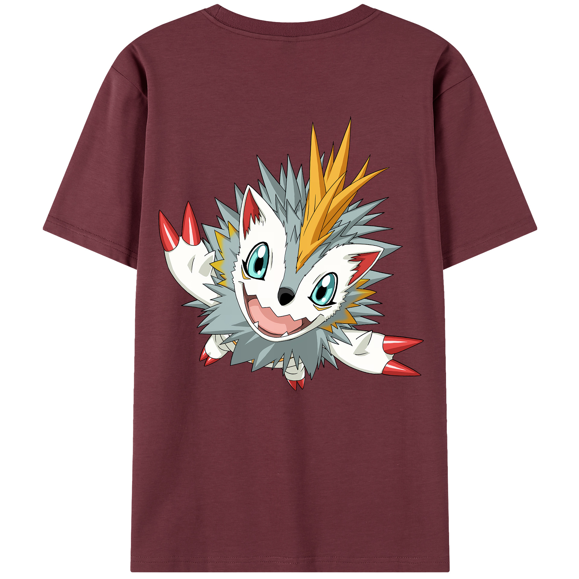 （画像用） Digimon デジタルモンスター/デジモン 綿100％半袖Tシャツ（背面プリント）